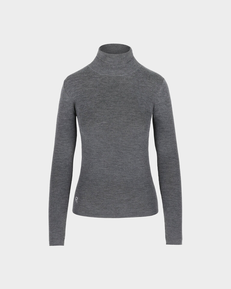 Rhune Cael fine turtleneck grey