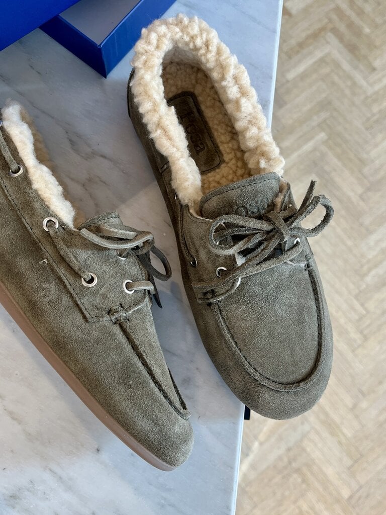 Posa Loafer fur suede khaki