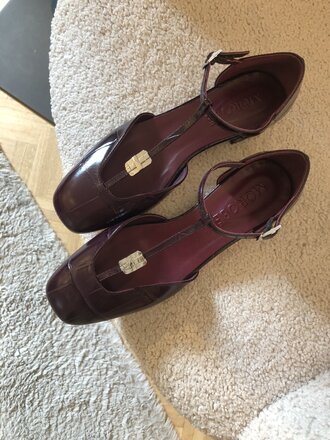 Florence ballerina burgundy