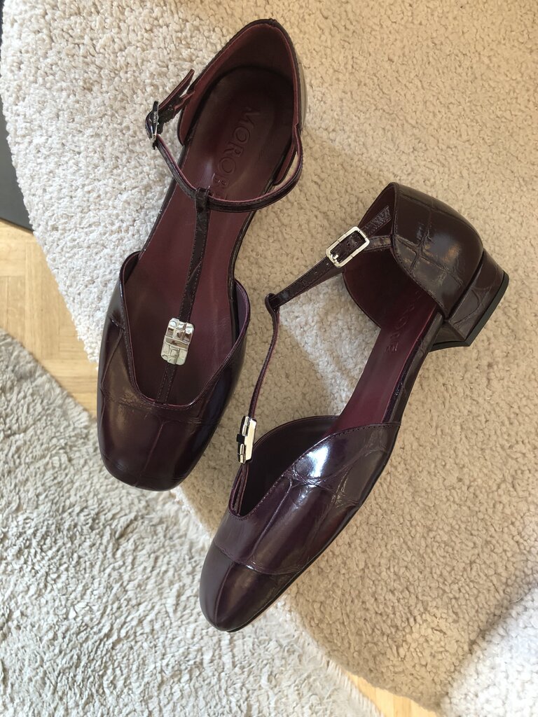 Florence ballerina burgundy