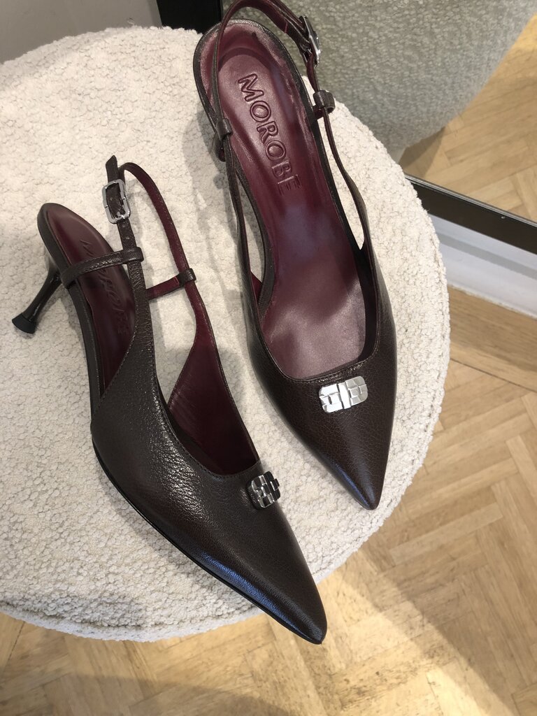Daniela slingback brown leather