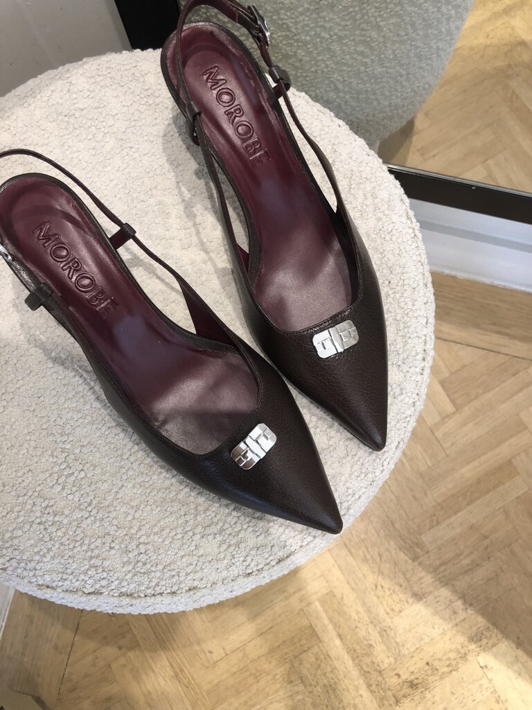 Daniela slingback brown leather
