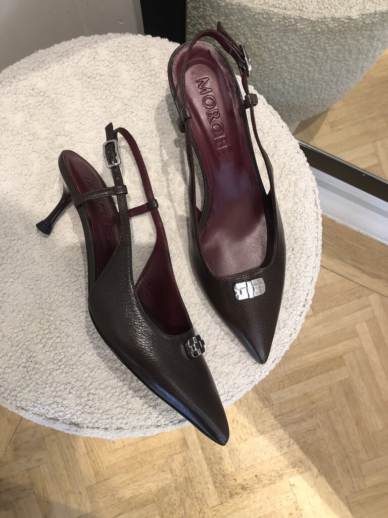 Daniela slingback brown leather