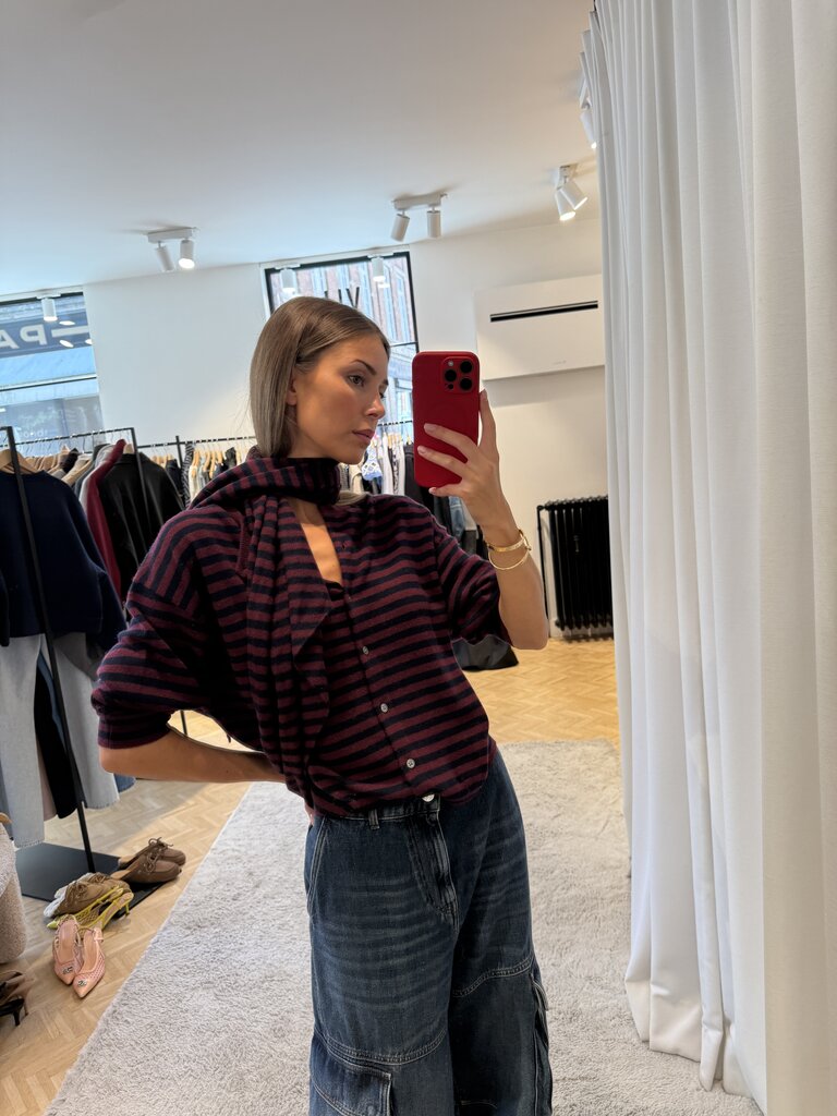 Raff Alixe striped cardi BN