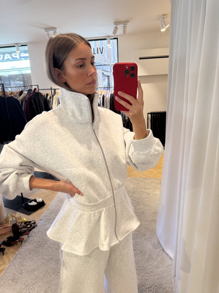 Rhune Kaia sweater jacket lightgrey