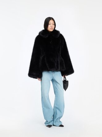 Rotate Faux Fur Jacket