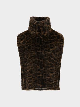 Rhune Basil Gilet Leopard