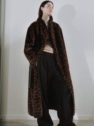 Rhune Millie Coat Leopard