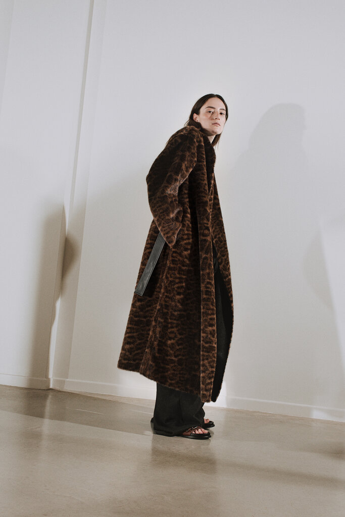 Rhune Millie Coat Leopard