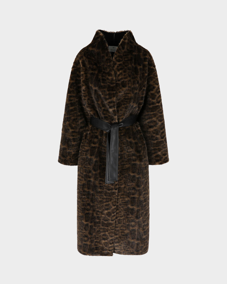Rhune Millie Coat Leopard