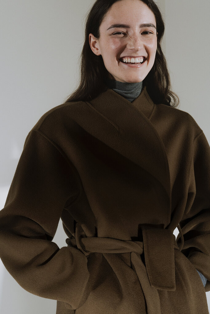 Rhune Chocolate Coat Olive Green