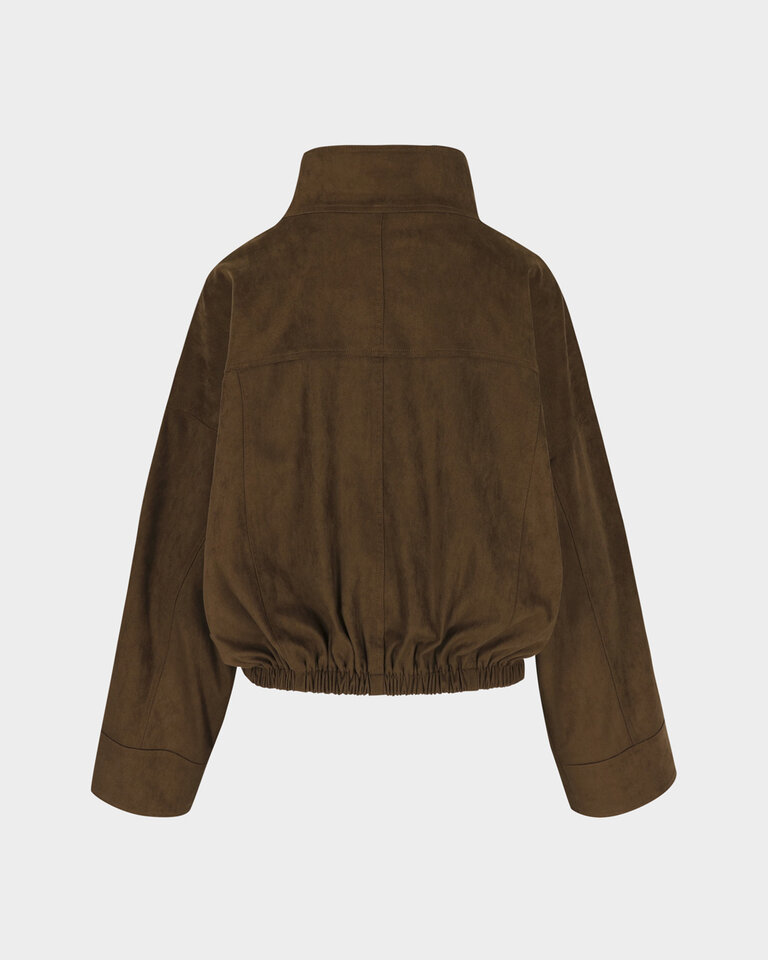 Rhune Jessy Jacket Suede Dark Brown