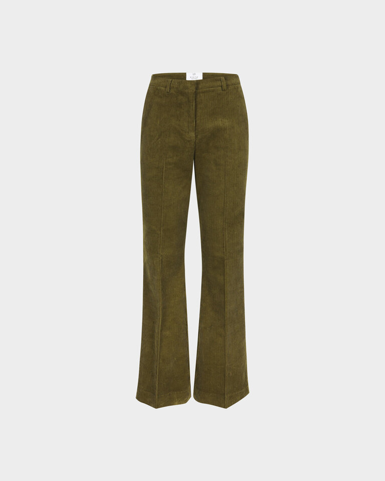 Rhune Rey Tailored Flaired Pants Brown