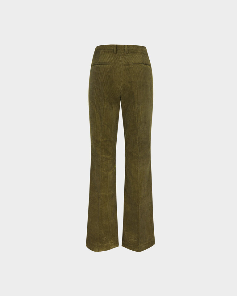 Rhune Rey Tailored Flaired Pants Brown
