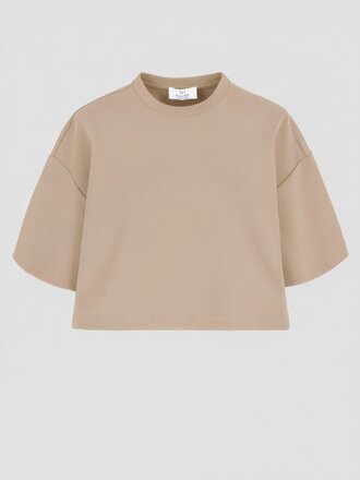 Rhune Ibbe Boxy Oversized Tee Beige