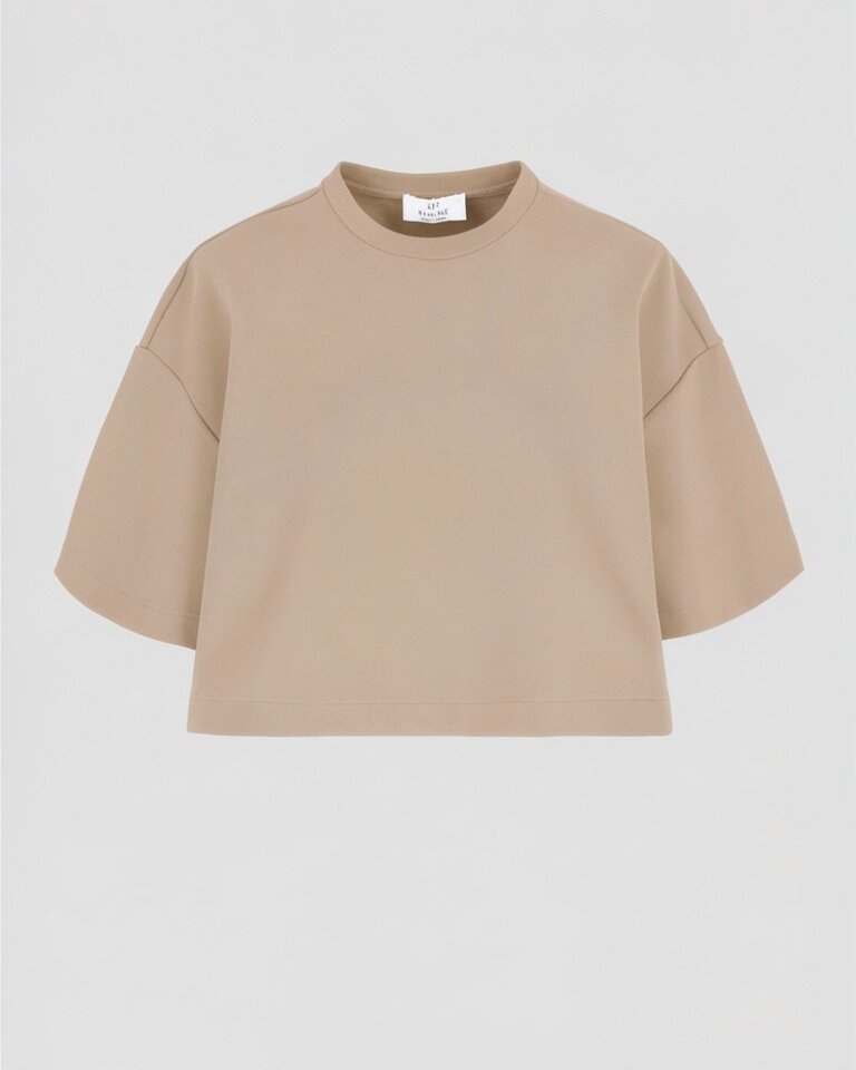 Rhune Ibbe Boxy Oversized Tee Beige