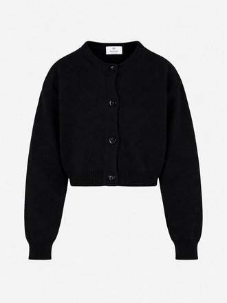 Rhune Lune Padded Shoulder Cardi Black