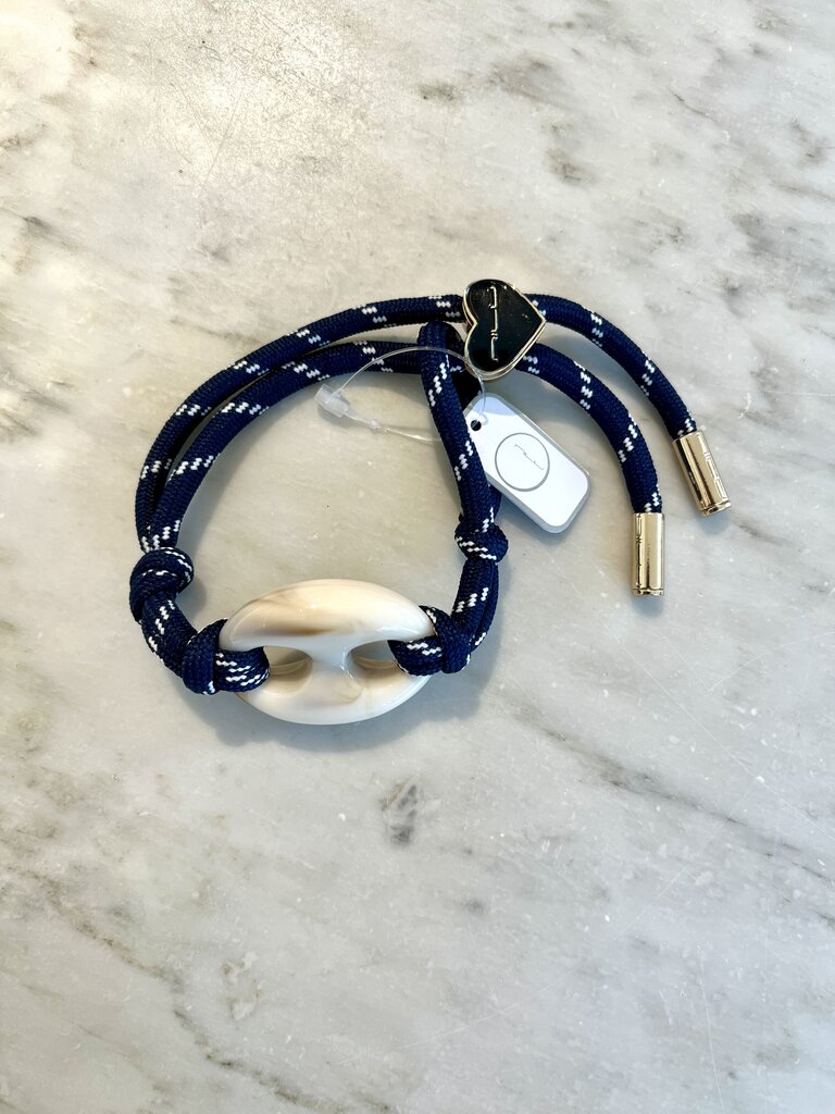 Nilu Pig bracelet navy