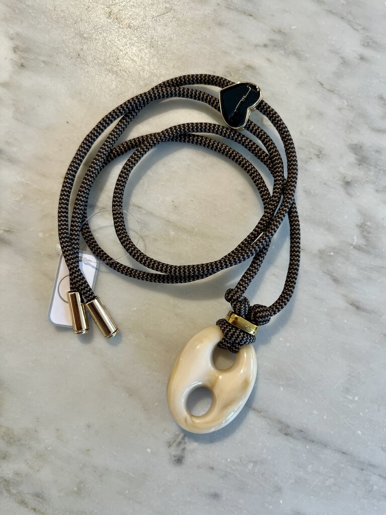 Nilu Pig necklace kakhi