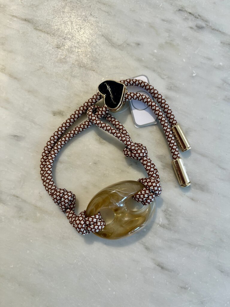 Nilu Pig bracelet caramel&beige