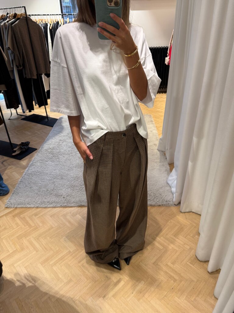 Nine in the morning Palazzo pants pied de coq