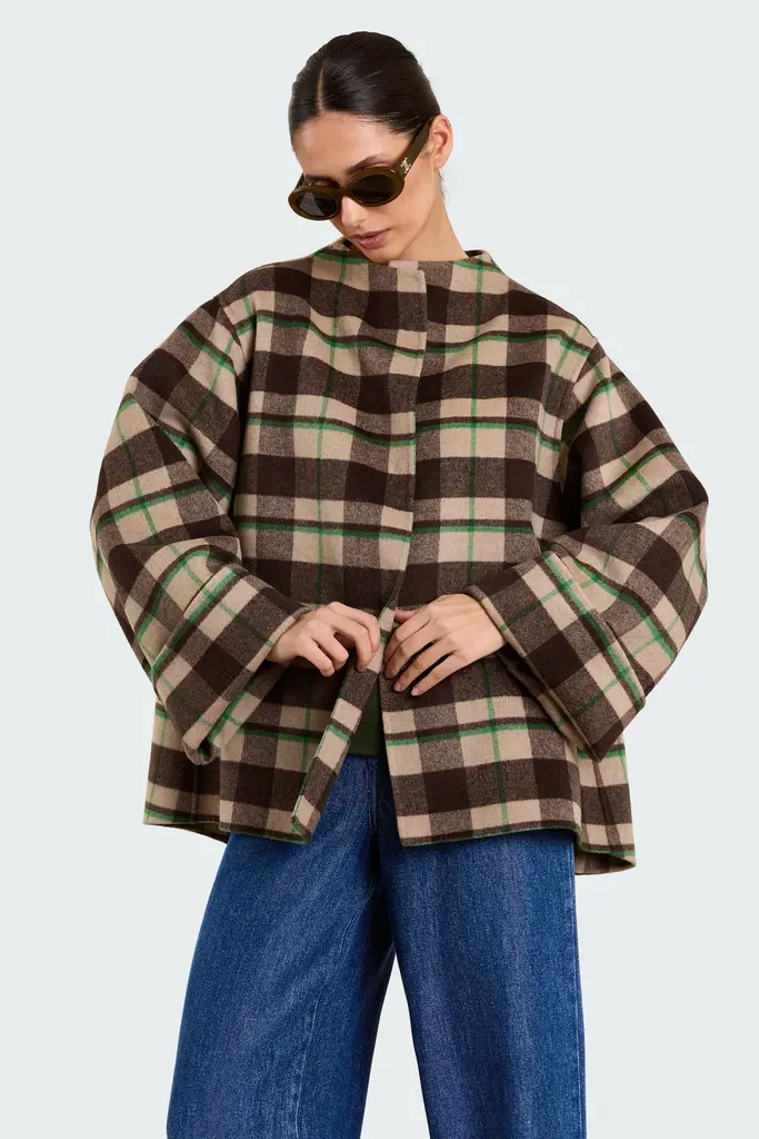 Studio Clique Wool tartan jacket