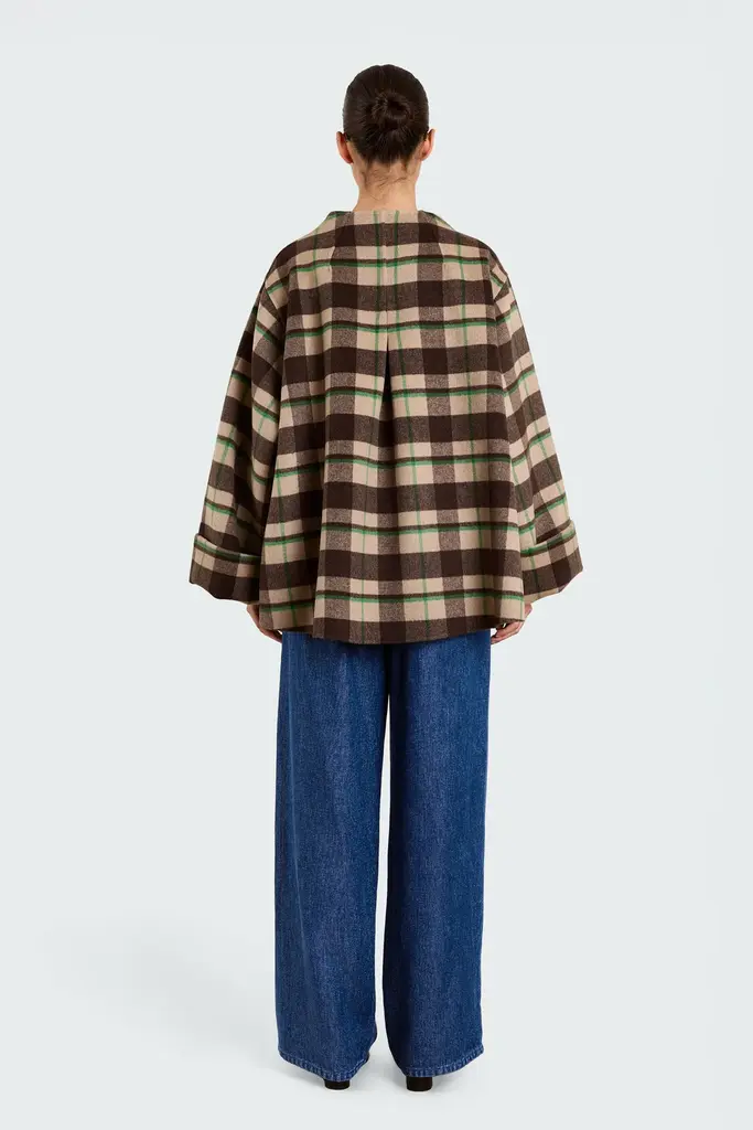 Studio Clique Wool tartan jacket