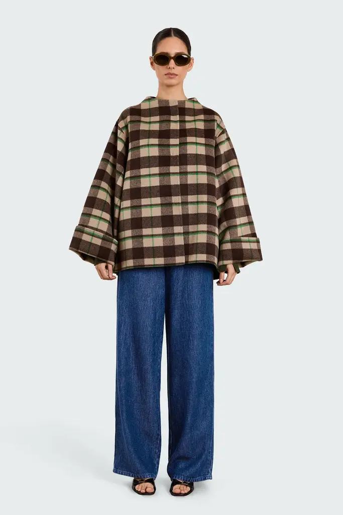 Studio Clique Wool tartan jacket