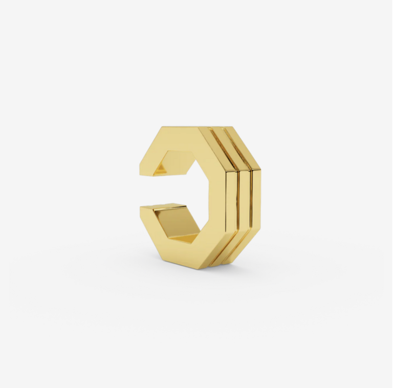 Billion Avenue Edge small stripe earcuff