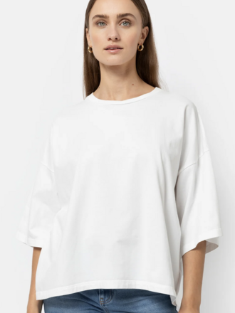 white Boxy T-shirt