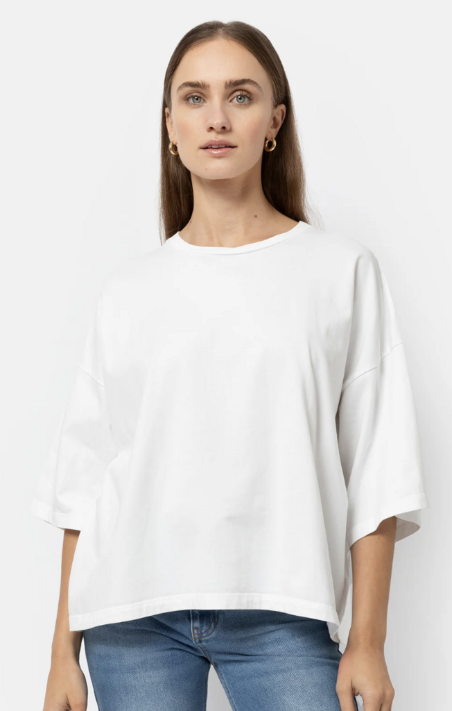white Boxy T-shirt