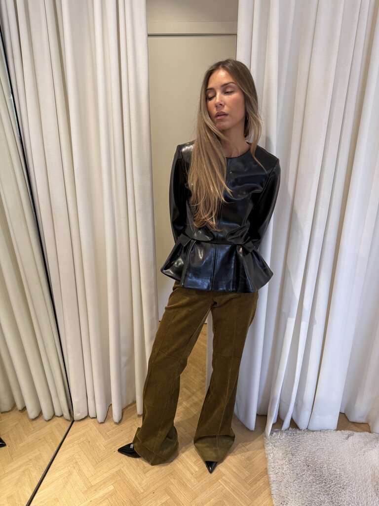 Rhune Rey Tailored Flaired Pants Brown