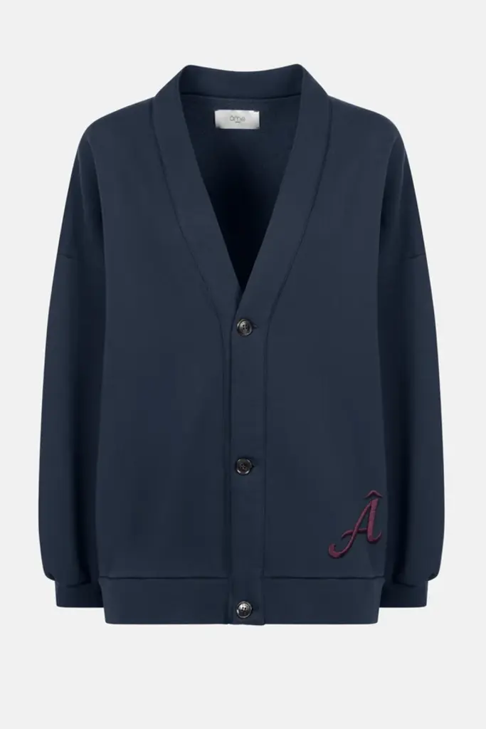 Navy sweater cardigan