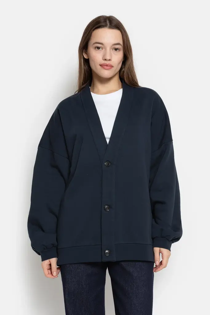Navy sweater cardigan
