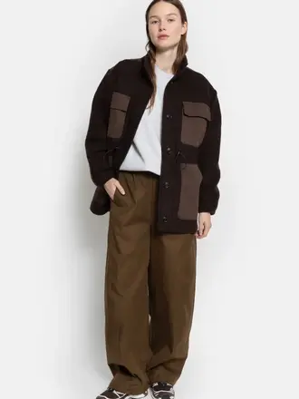 Puffy pants dark kakhi