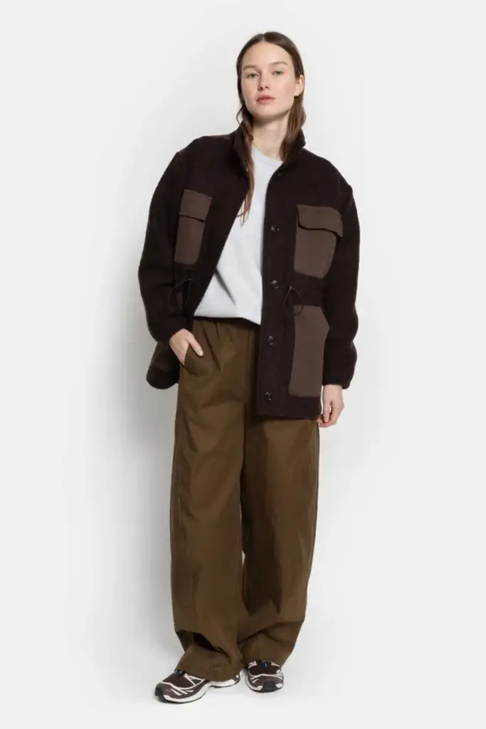 Puffy pants dark kakhi