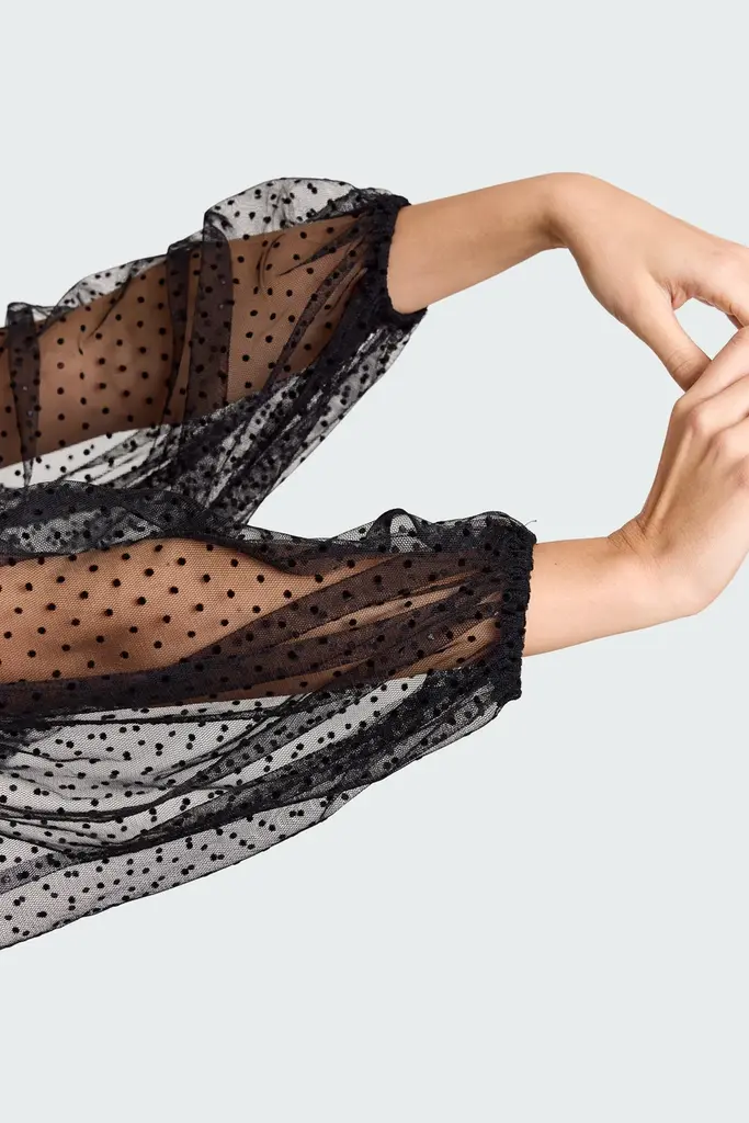 Studio Clique Polkadot transparant blouse