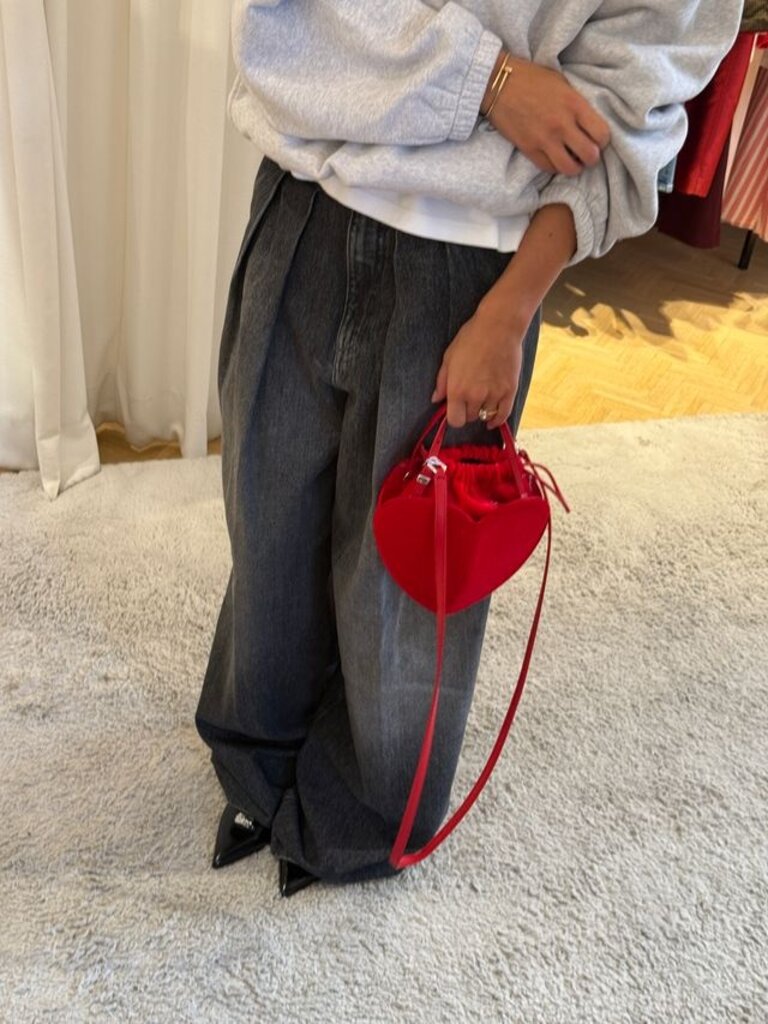 Rotate Red heart bag