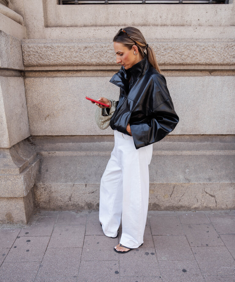 Rhune Grace Balloon Pants white