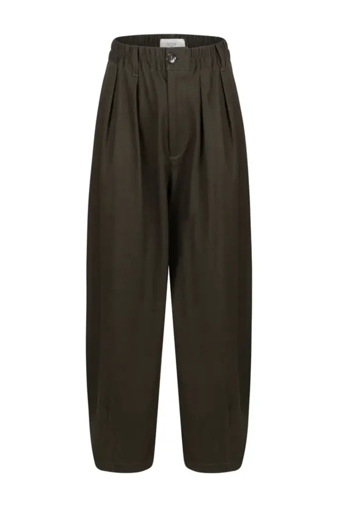 Darkgreen wide pants