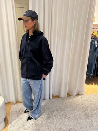 Oversized hoodie navy