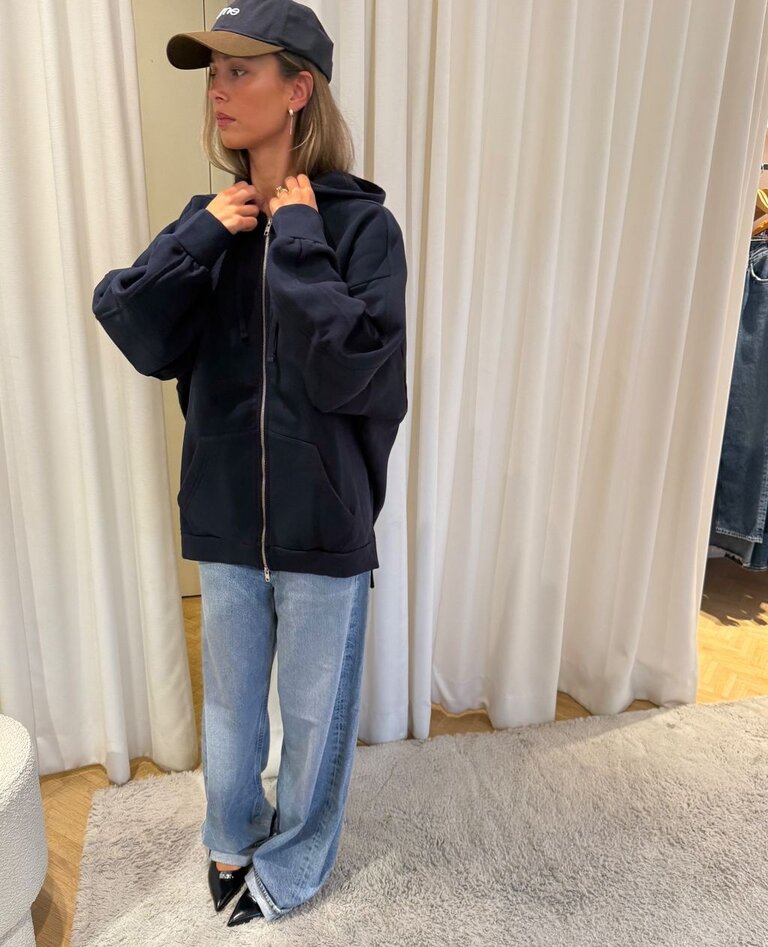 Oversized hoodie navy