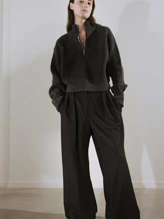 Rhune Oona pants twill darkgrey