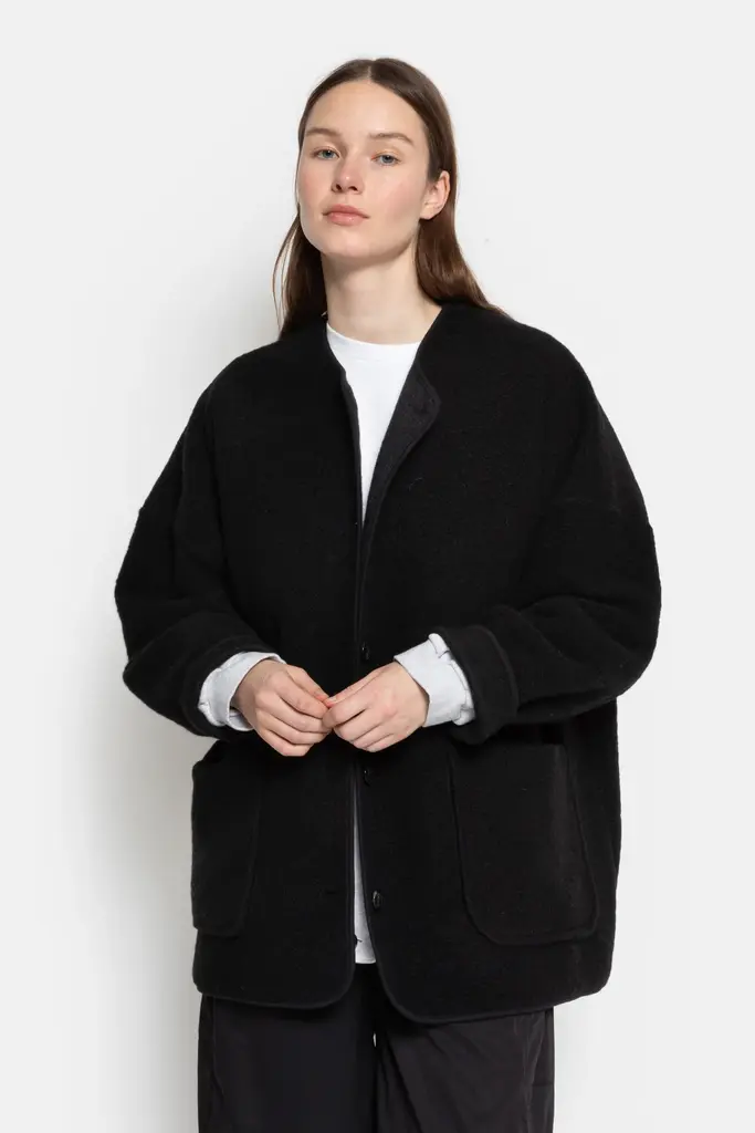 Oversized jacket black