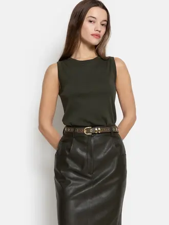Army sleeveless top