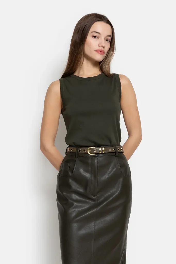 Army sleeveless top