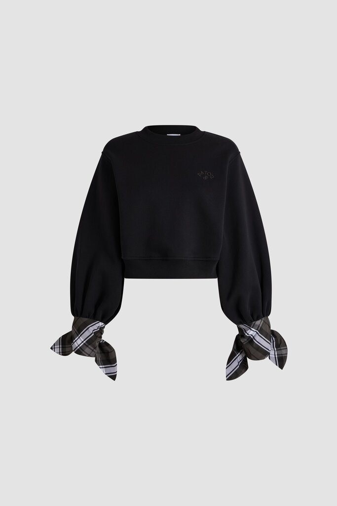 Patou Knot cuff sweatshirt