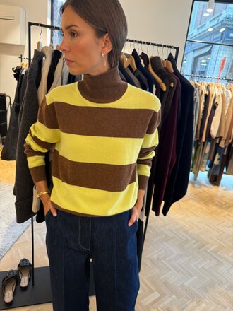 Collectors Club Cashmere pullover yellow brown