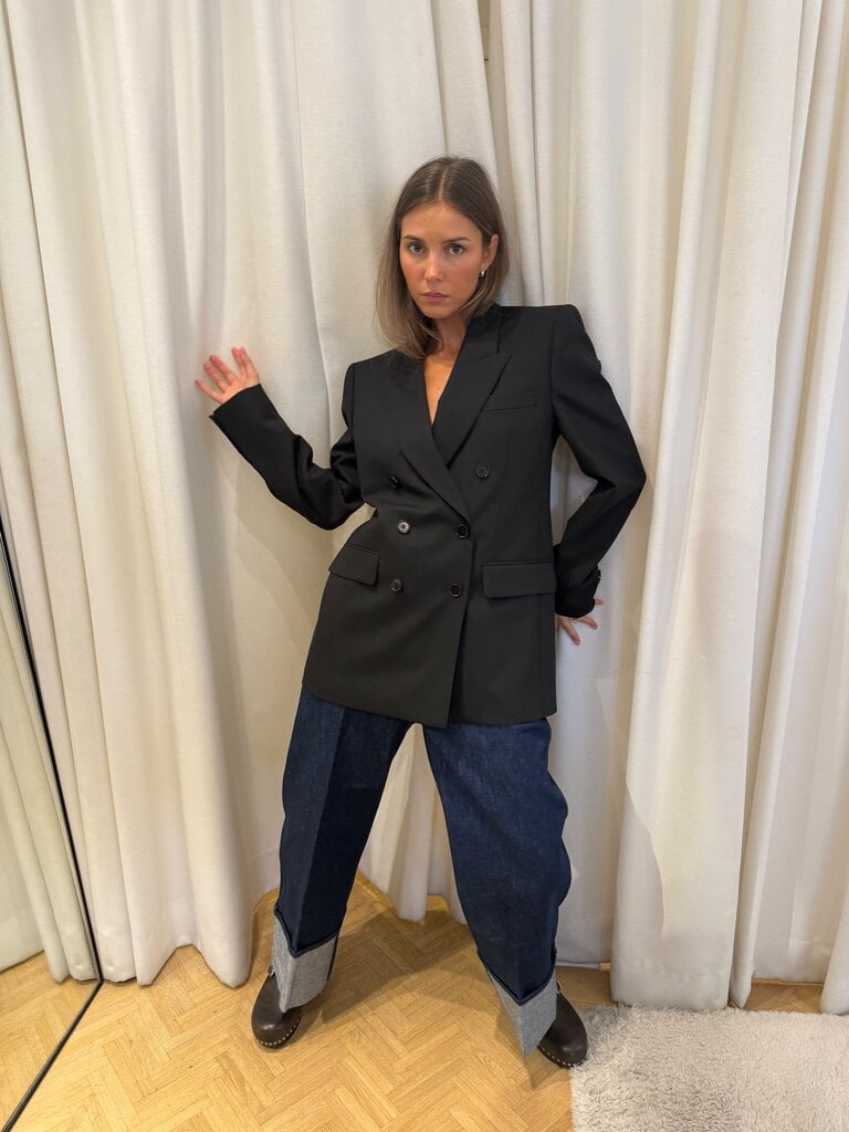 MSGM Fitted black blazer