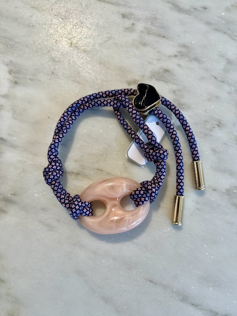 Nilu Pig bracelet purple&pink